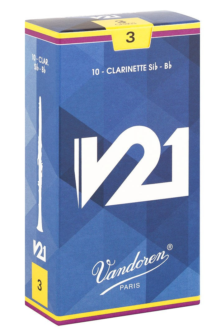 Vandoren V21 Clarinet Reeds Box of 10